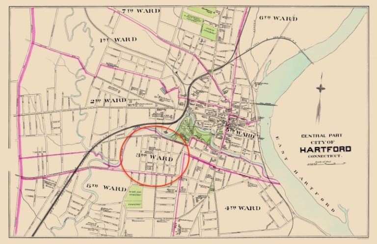 Hartford Connecticut Central Part - Hurd 1893