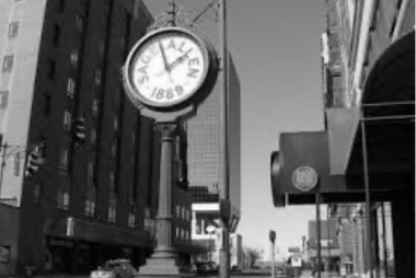 image sage clock--Downtown Hartford, CT