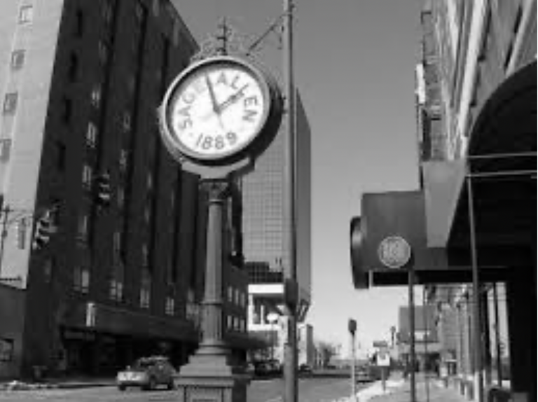 The Sage Allen Clock in Hartford, Which Became An Iconic Landmark Outside of Sage Allen & Co. 