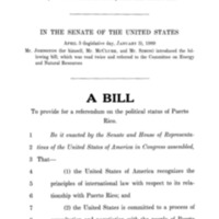 1989 Bill To Provide For A Referendum On The Political Status Of Puerto Rico (S. 711)